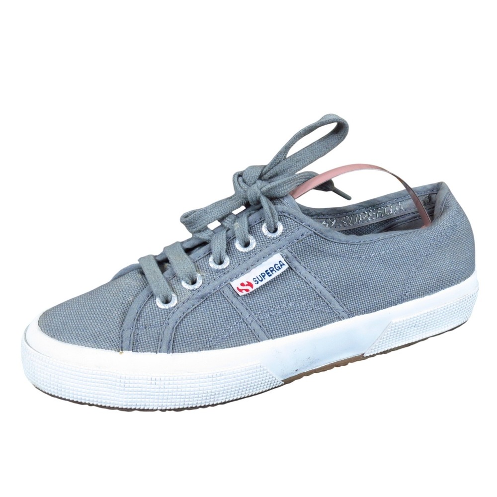 Superga 2750 Cotu Classic‎ Women Sneaker Size 7 Casual Everyday Grey Canvas